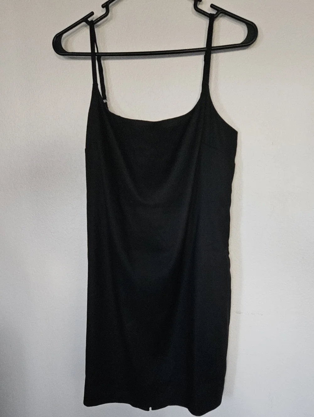 Madewell Squareneck Smocked Linen Mini Skort Romper In Jet Black - Picture 9 of 11